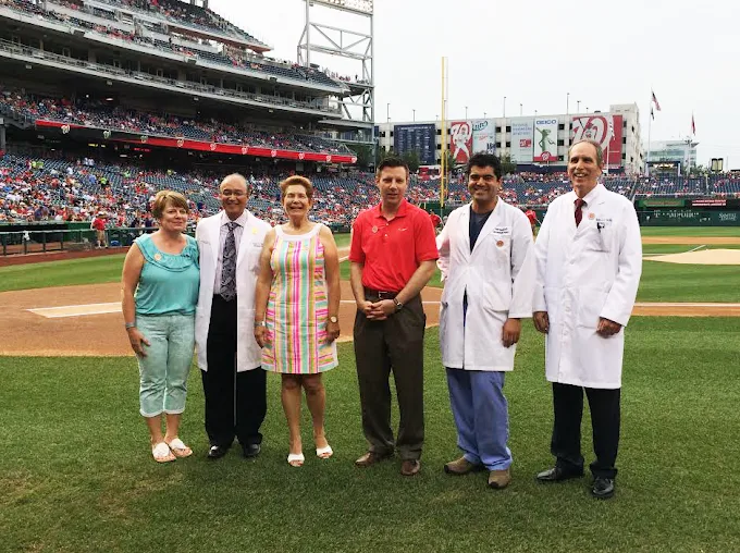 The Skin & Laser Dermatology Center team recognized at Nationals Park